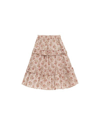 Rylee + Cru - Girls' Ruffled Midi Skirt
