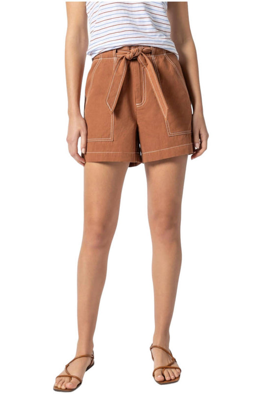 Lilla P - Belted Canvas Short