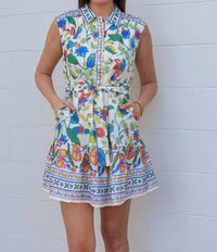 Joy Joy - Front Placket Shirt Dress