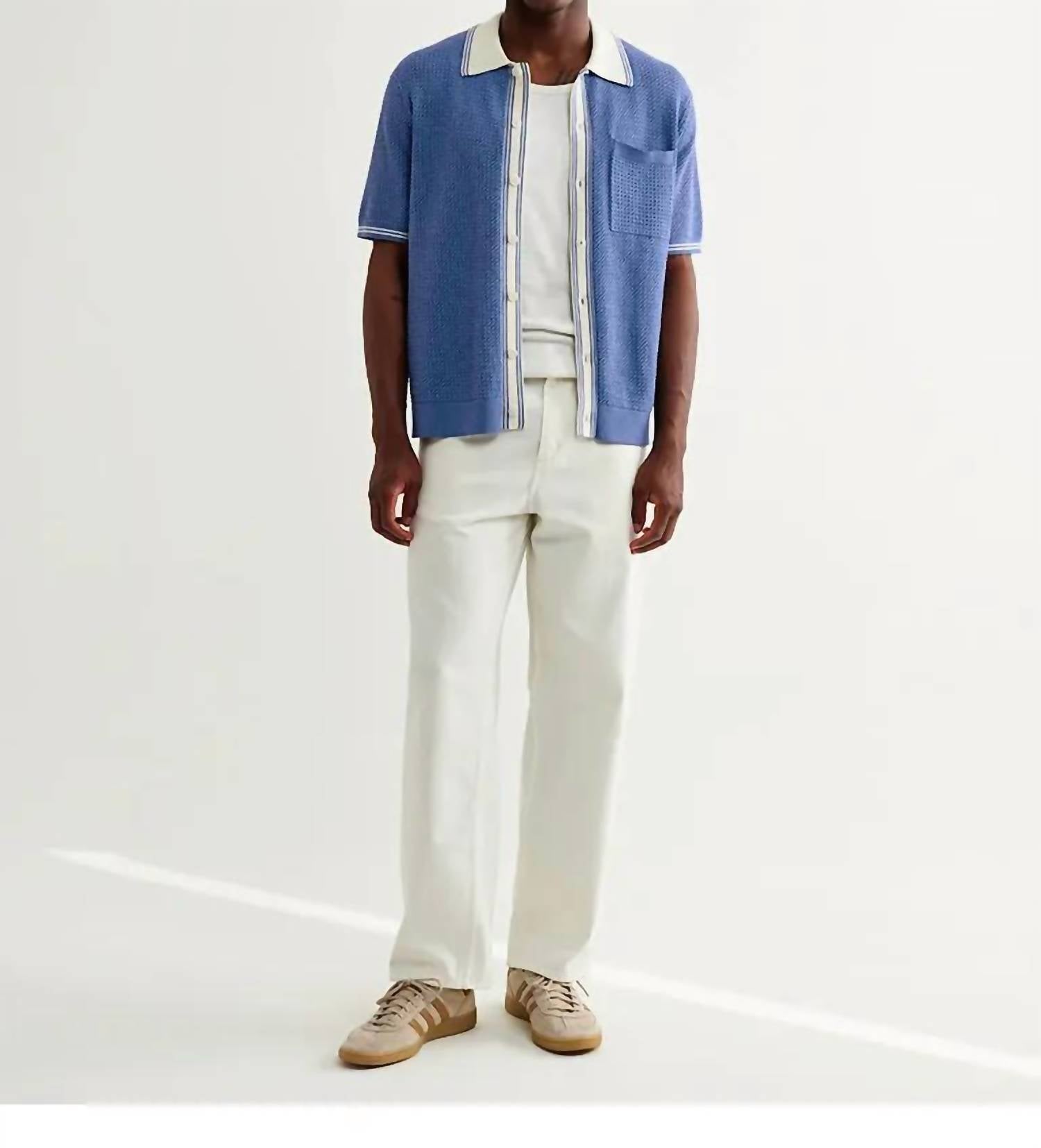 Wax London - Belle Knitted Polo Shirt