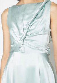 Roksanda - Brida Silk Satin Dress in Saltwater