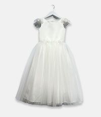 Tha Canadian Profile - Girl's Tulle And Satin Communion Dress