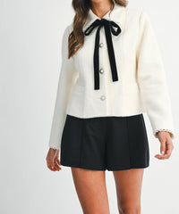 Mable - Pearl Button Down Jacket