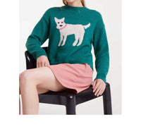 Compania Fantastica Jersey De Punte Sweater in schnauzer - women's sweater - view 4