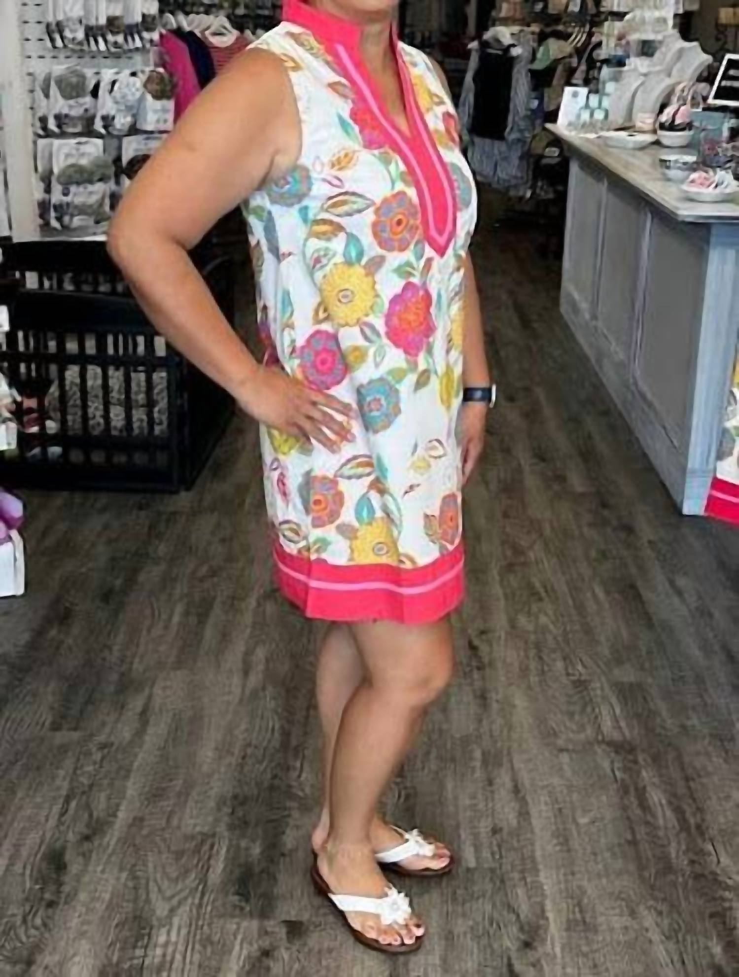 Thml - Sleeveless Floral Print Mini Dress
