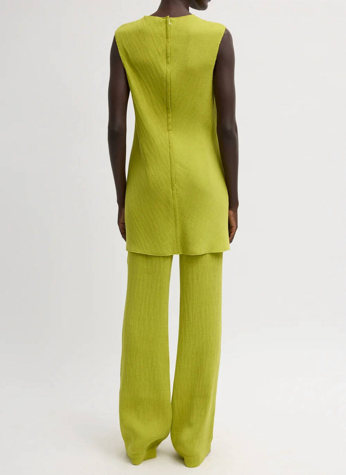 Tibi - Plisse Bias Short Tunic Dress