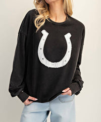Ee:Some - Horse Crewneck Top