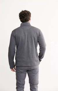 Jachs New York - Stretch Fleece Quarter Zip Pullover Sweater