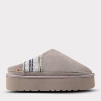 Lamo Women's Jane Slip On Platform Slipper in grey multi - women's shoe