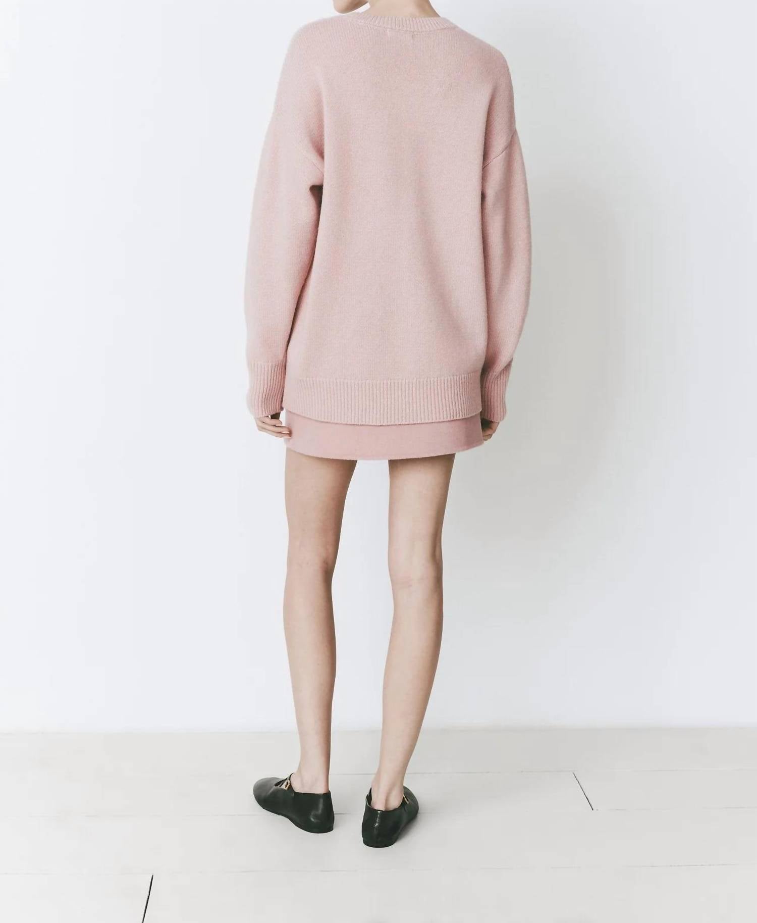 Sophie Rue Mirabeau Mini Skirt in rose - women's skirt - detail view