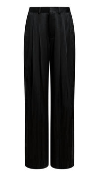 Cinq A Sept - Georgia Satin Stripe Marne Pant