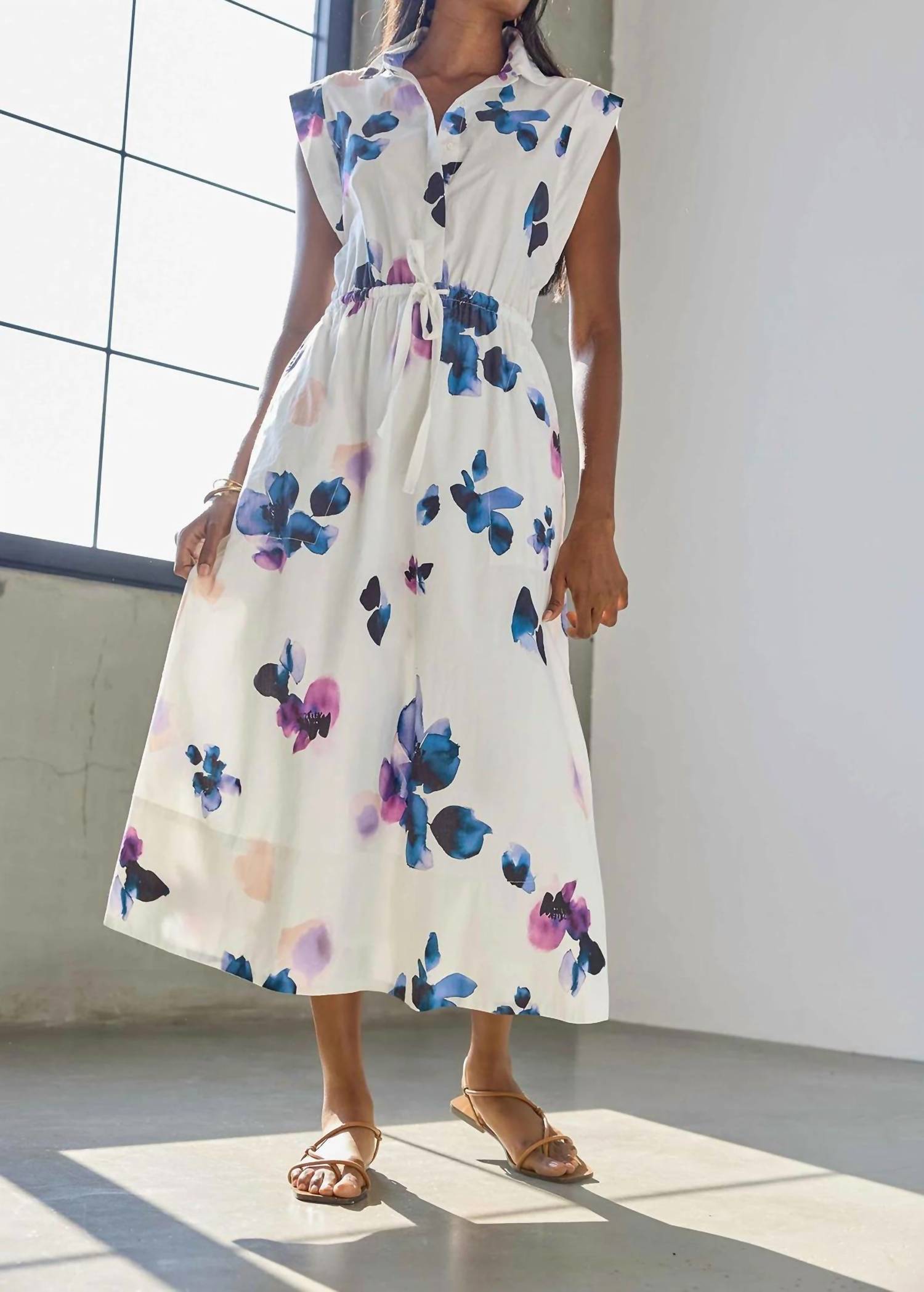 Lilla P - Gusset Sleeve Maxi Dress