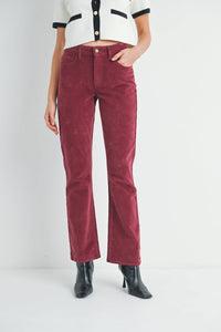 Just Black Denim - Slim Bootcut Corduroy Pant