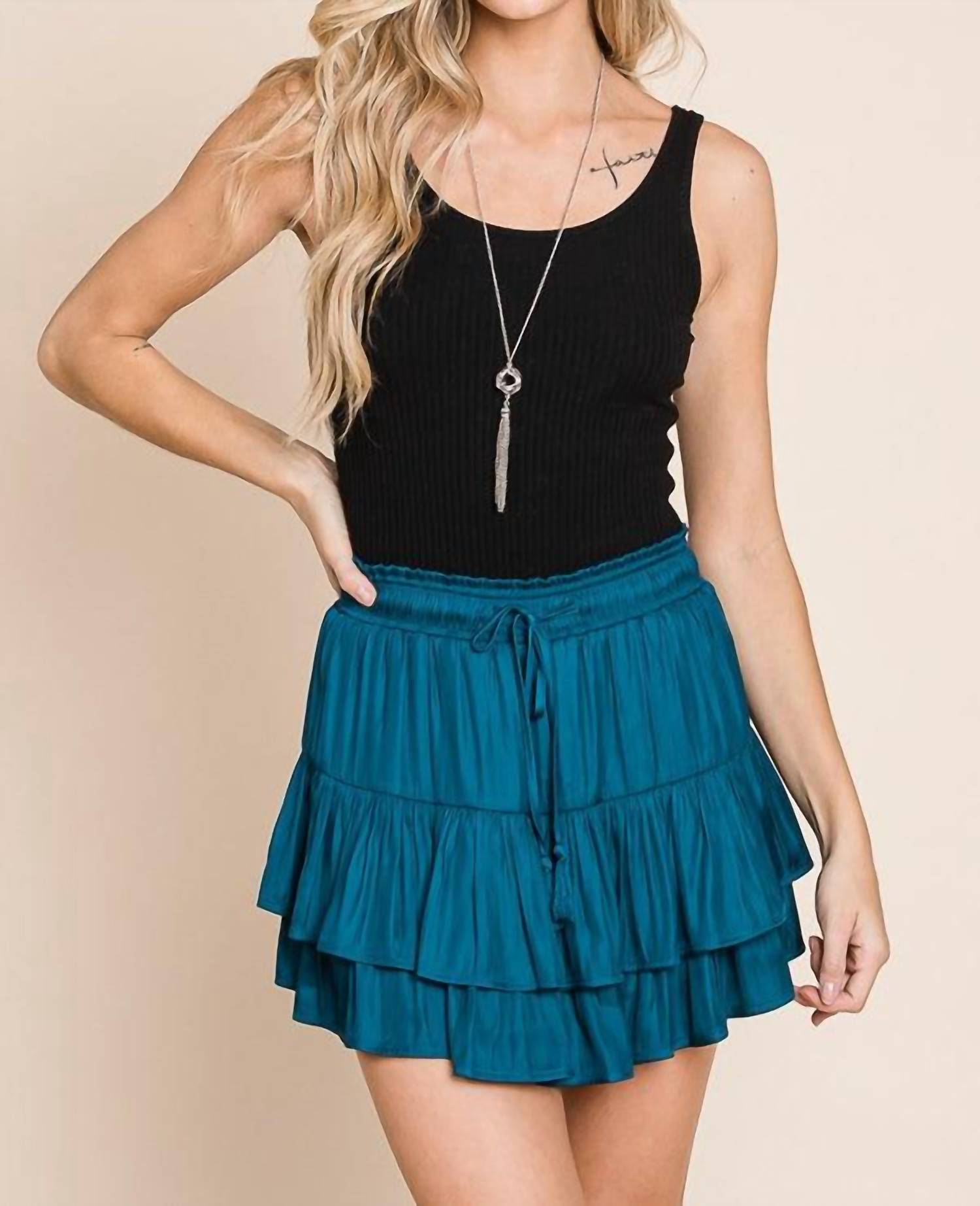 Jade By Jane - Have High Hopes Tiered Skort