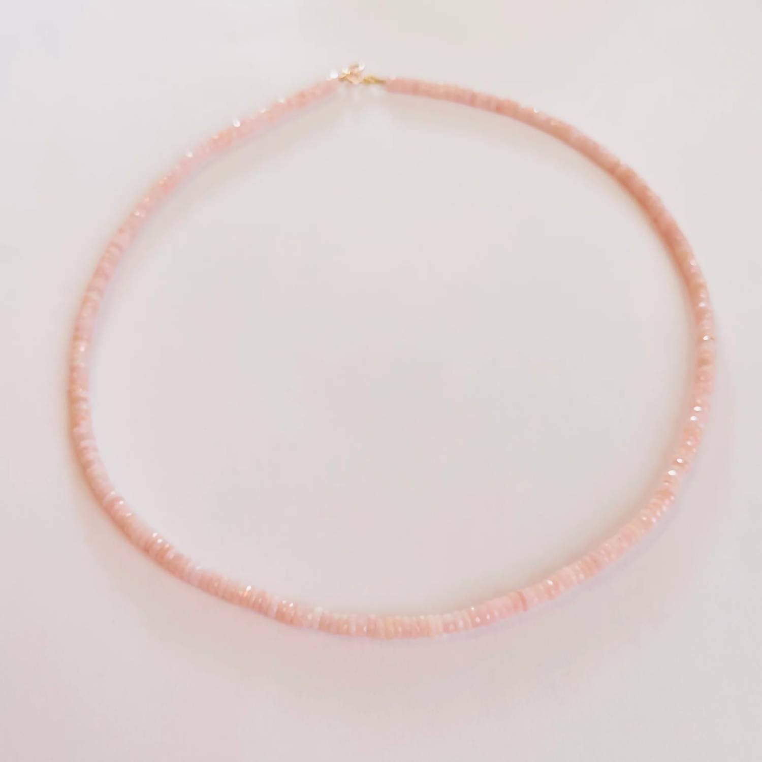 Theodosia - Women's Opal Heishi Cut Necklace