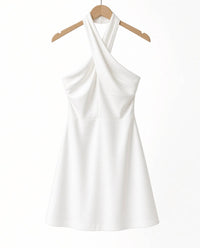 Tcec - Women's Halter Neck Mini Dress