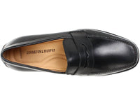 JOHNSTON & MURPHY Men's Ainsworth Penny Loafer in black - men's loafer - alternate view