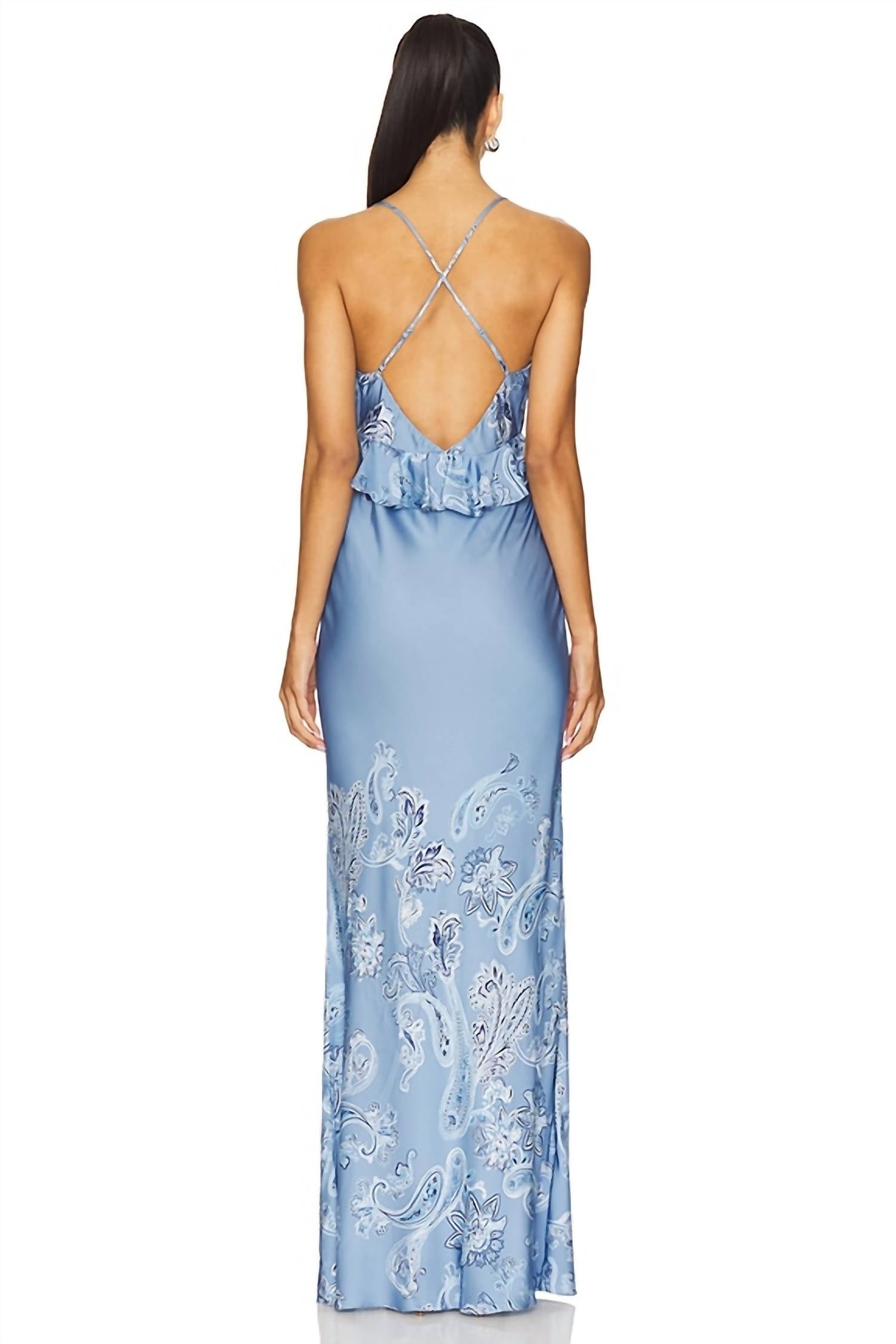 Rococo Sand - Peplum Maxi Dress