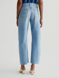 Ag Jeans - Hattie Cotton Raw-edge Wide-leg Crop Jeans
