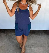 Blakeley - Ribbed Romper Shorts