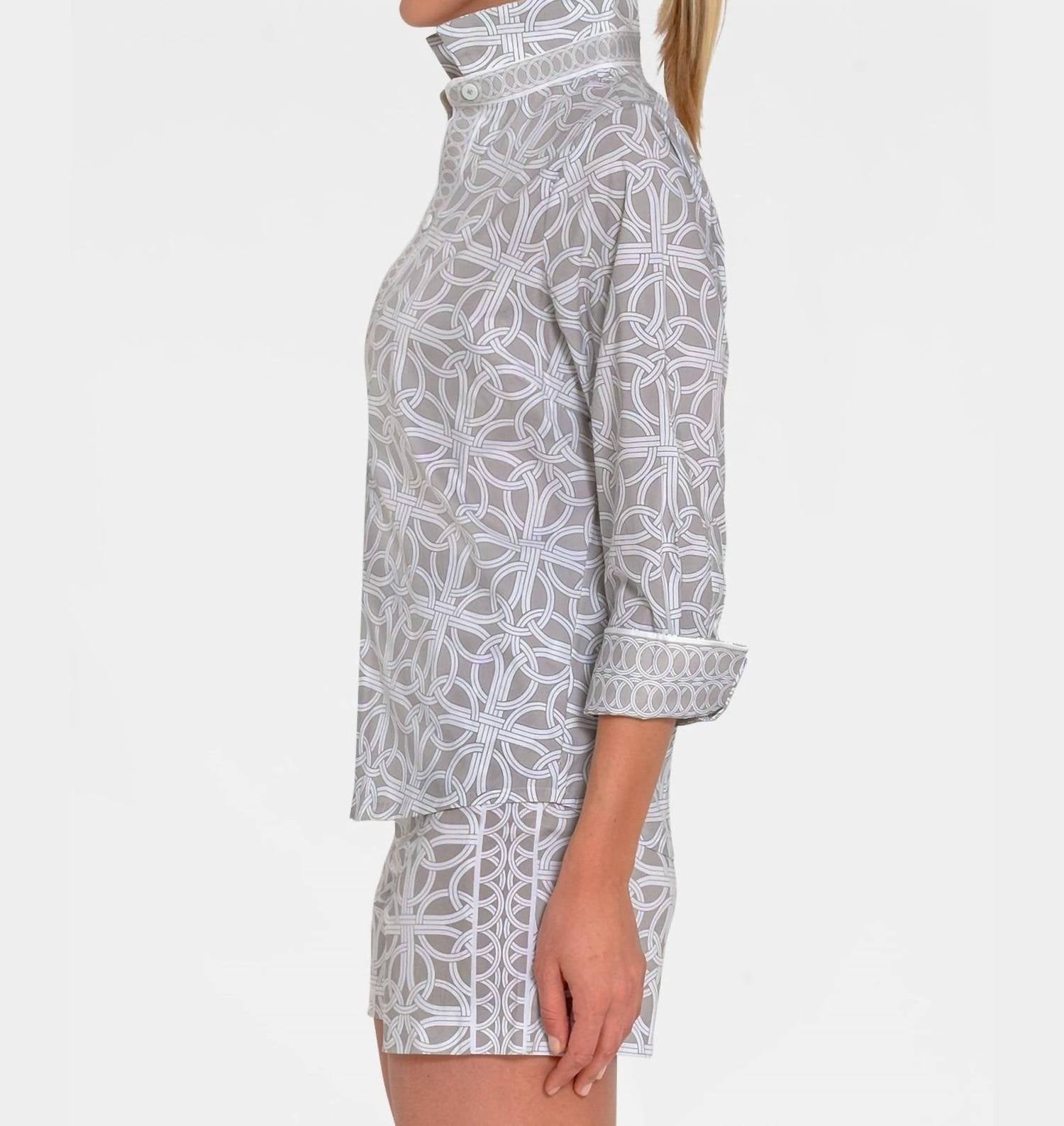Gretchen Scott - Boyfriend Shell Buttons Shirt