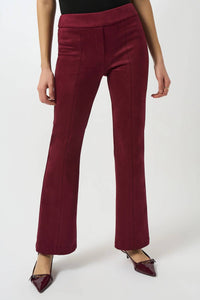 Joseph Ribkoff - Scuba Suede Pull On Flared Pants
