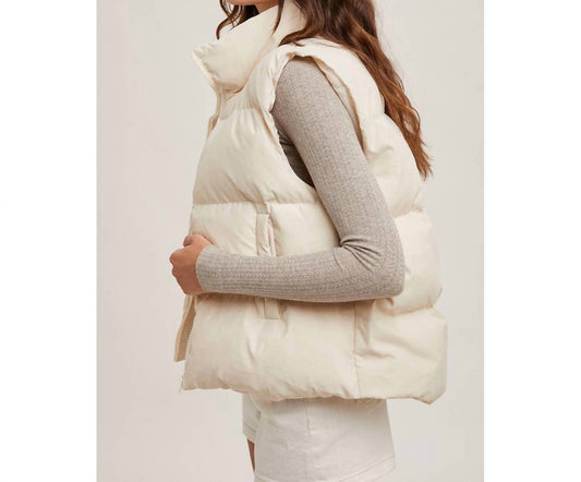 Bluivy - Zip Front Puffer Vest