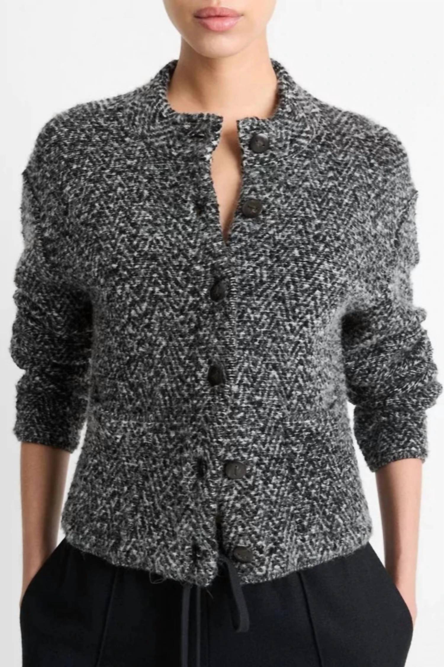 Vince - Herringbone Cardi Jacket