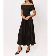 Hutch - Stockton Off The Shoulder Pleated Midi Dress