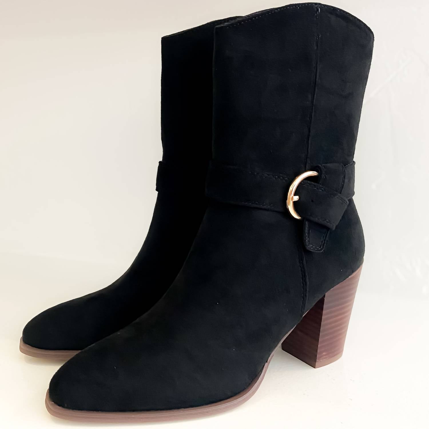 Beast Fashion - Women's Zane Faux Suede Bootie