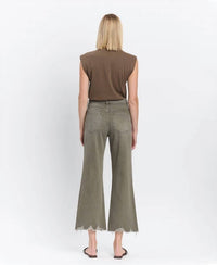 Vervet By Flying Monkey - Super High Rise 90s Vintage Crop Flare Jeans