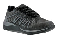 DREW Women's Balance Comfort Sneaker in black mesh combo - women's sneaker