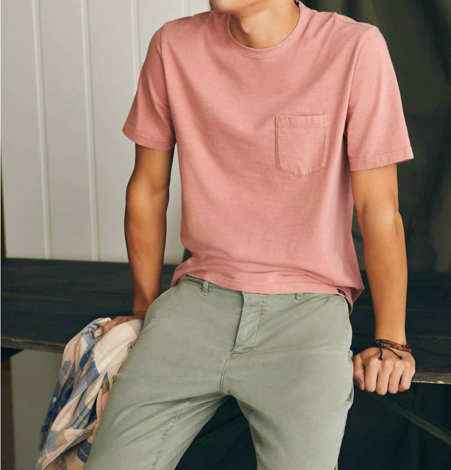 Faherty - Men's Sunwashed Pocket Tee