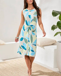 Tribal - Sleeveless Midi Dress