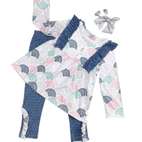 Pete + Lucy - Girls Rainbow Pant Set