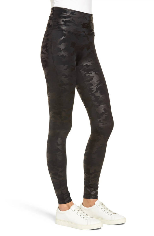 Spanx - Faux Leather Camo Leggings