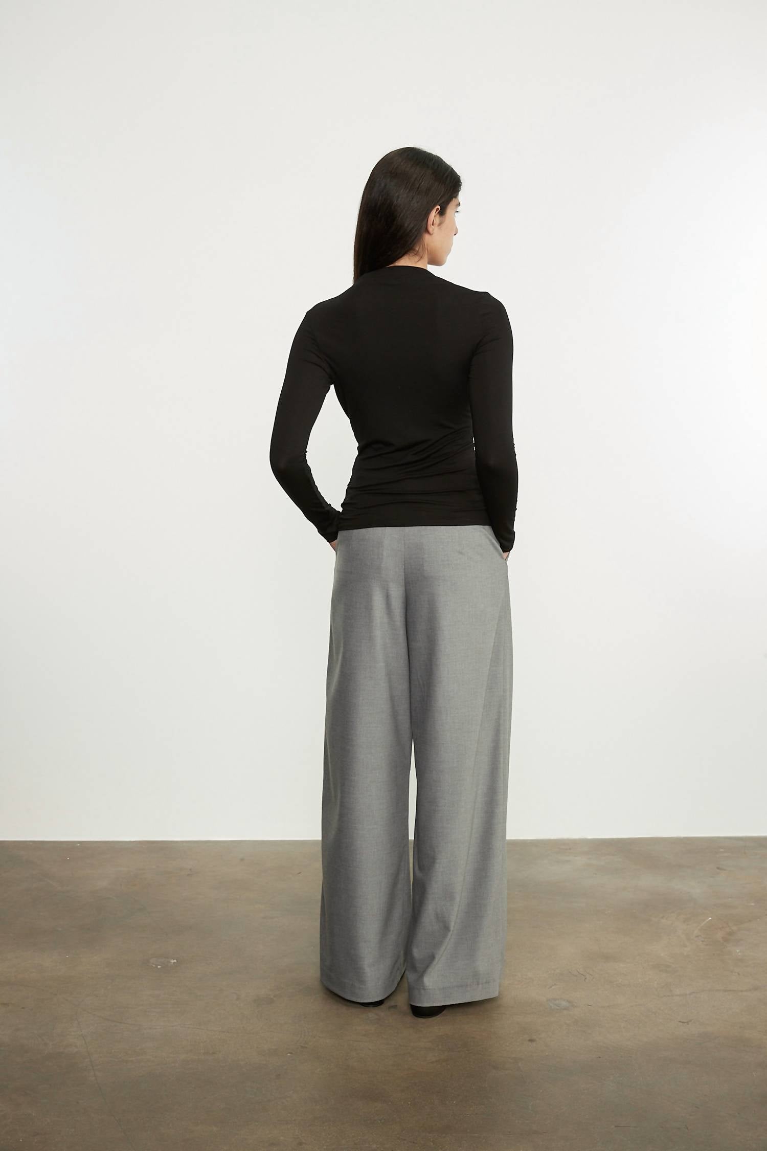 Enza Costa - EASY PLEATED WIDE LEG TROUSER