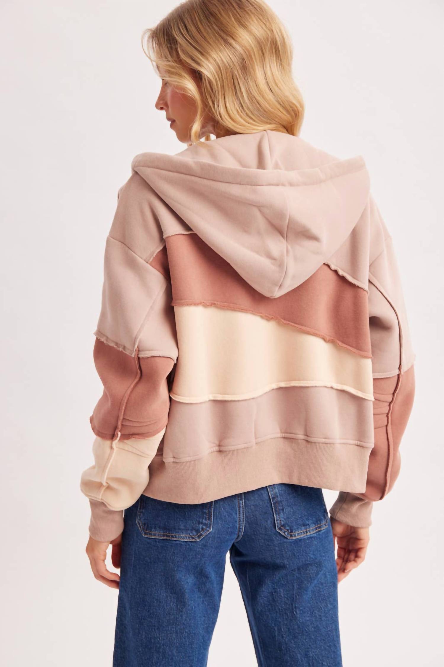 Bluivy - Adeline Patchwork Hoodie