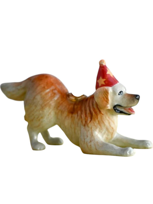 Camp Hallow - Golden Retriever Cake Topper