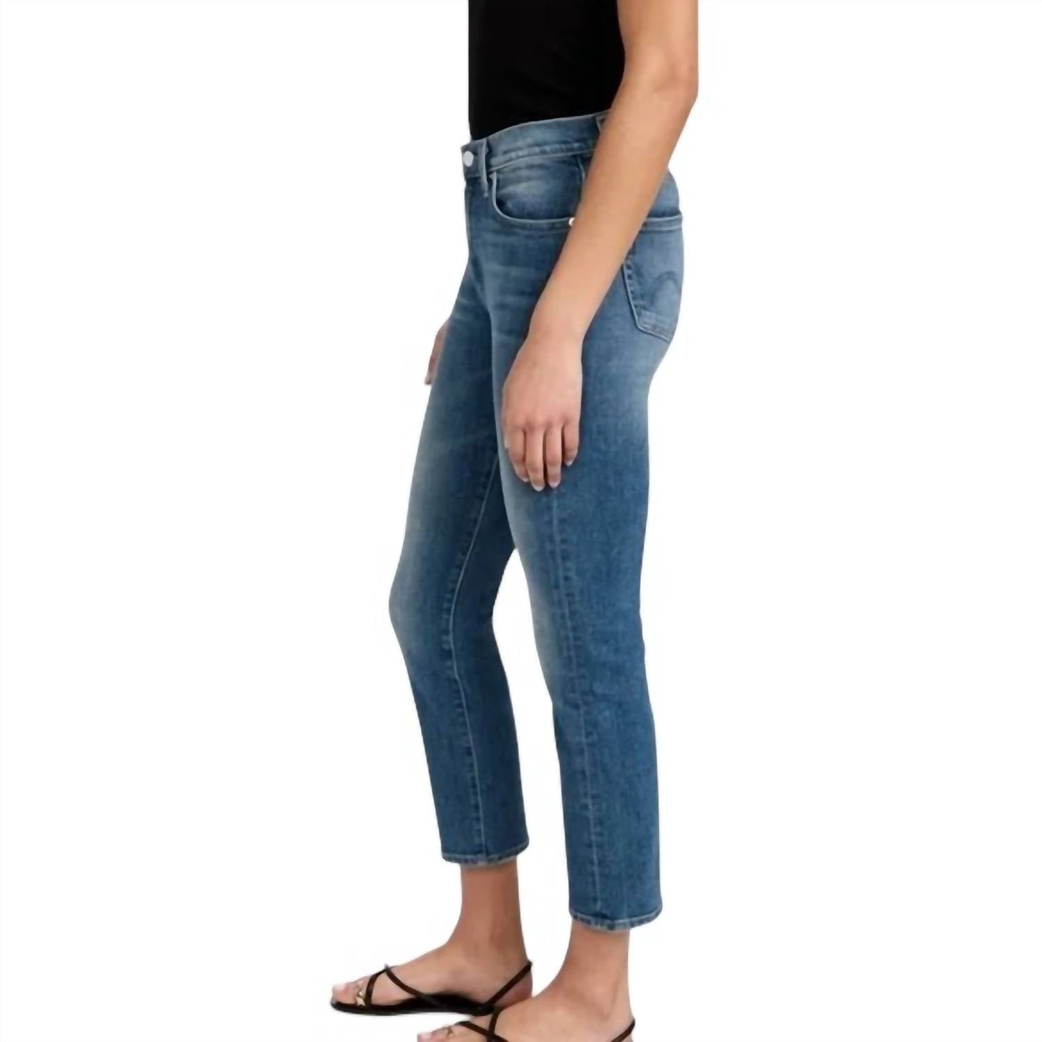 Re/Done - 90's High Rise Anklecrop Jeans