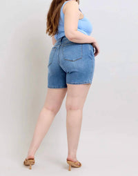 Judy Blue - Mid Length Shorts - Plus