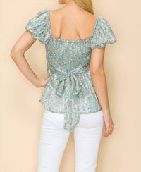 Ina - Tie Back Top