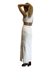 Endless Blu. - FLOWER CUT MAXI DRESS