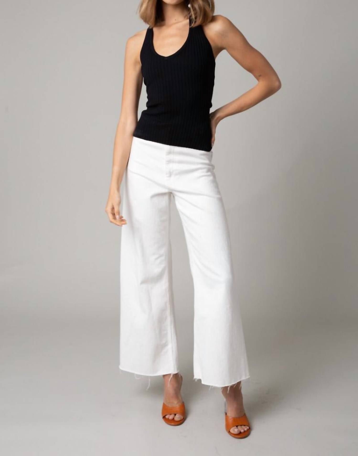 Gianna Ribbed Halter Top