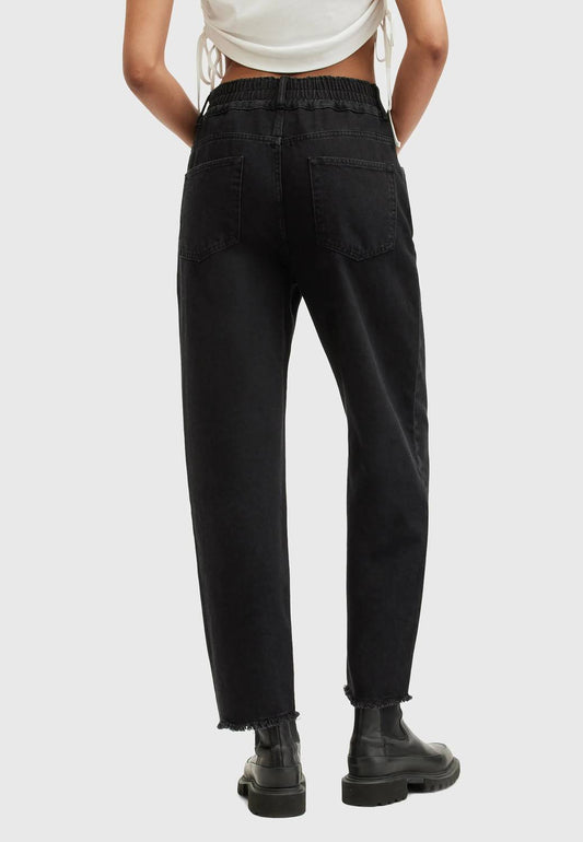 Allsaints - Hailey Frayed Hem Denim Straight Jean