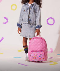 Lola + The Boys - Rainbow Sparkle Denim Jacket
