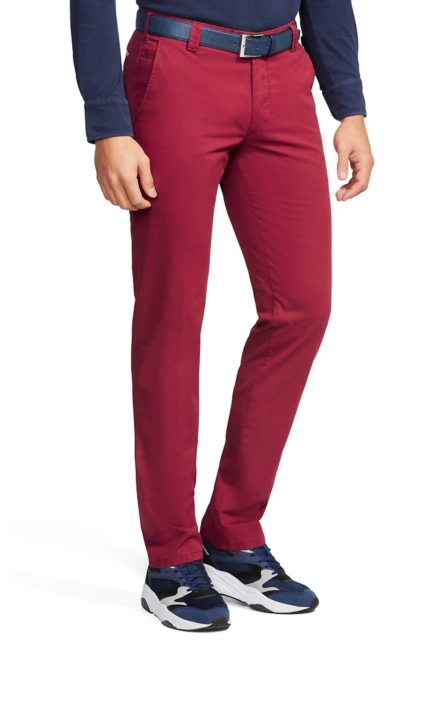Meyer's Men's Cotton Bonn Chinos in red - men's pants