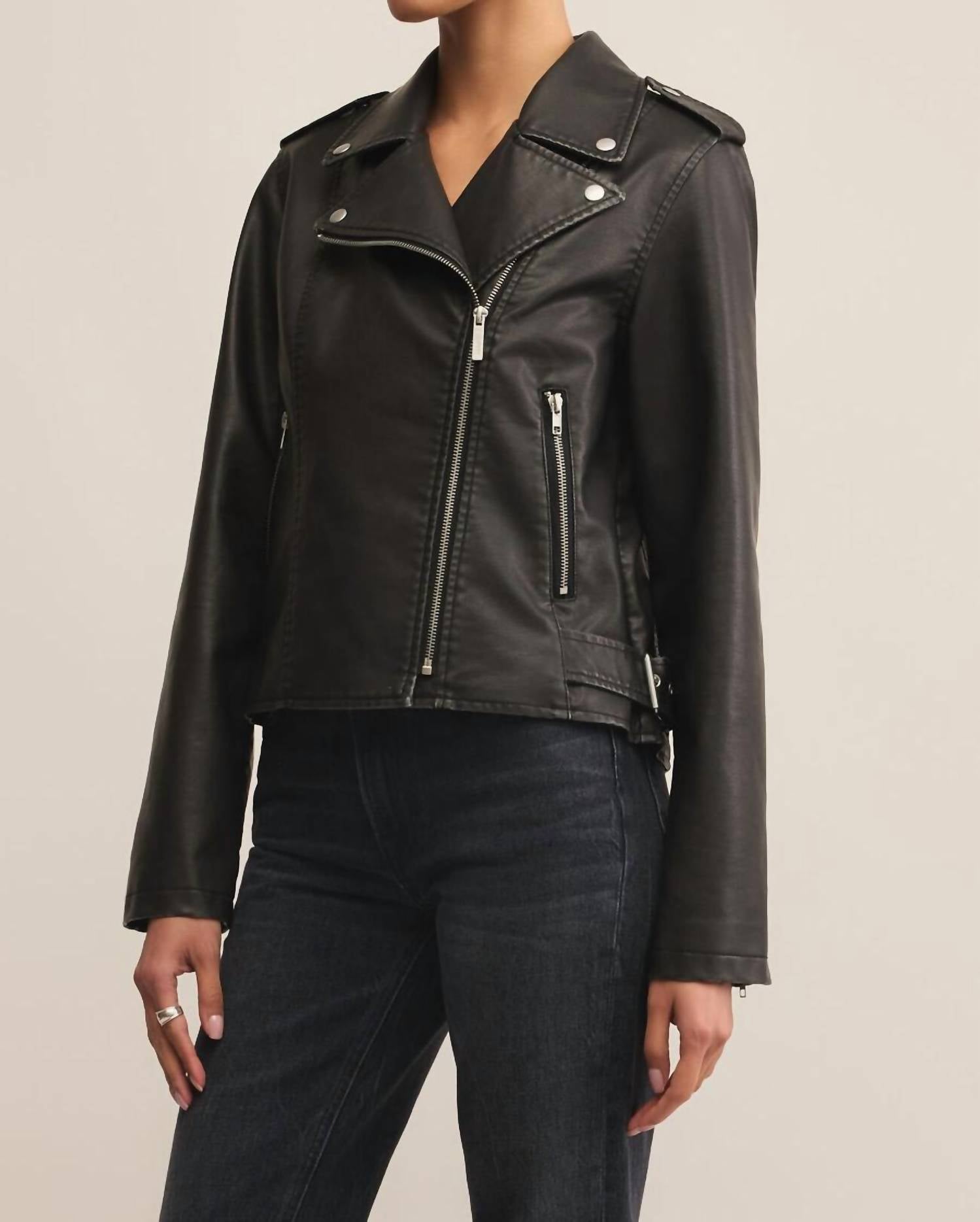 Z Supply - Alchemy Moto Faux Leather Jacket