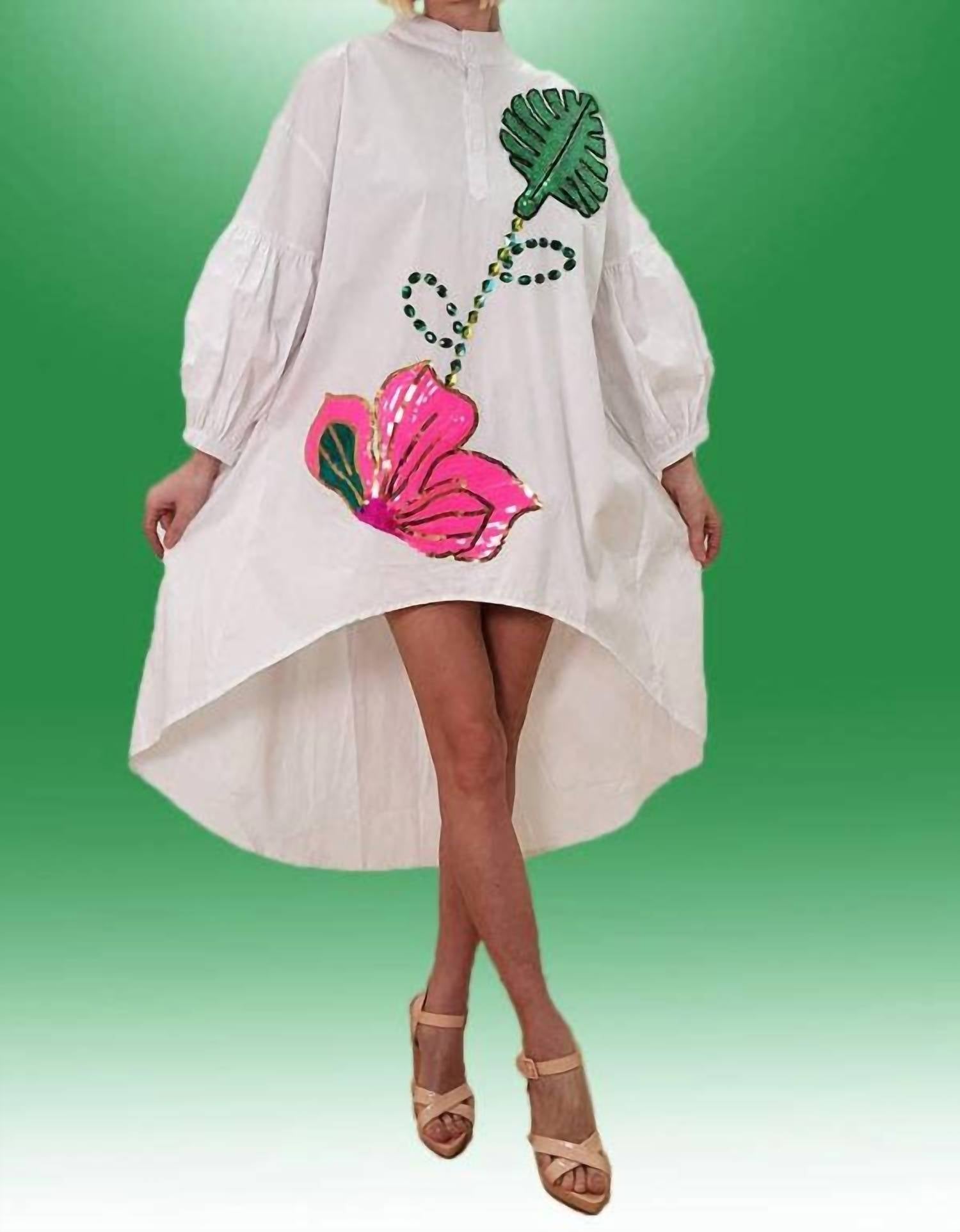 N By Nancy - White Shirt Mini Dress