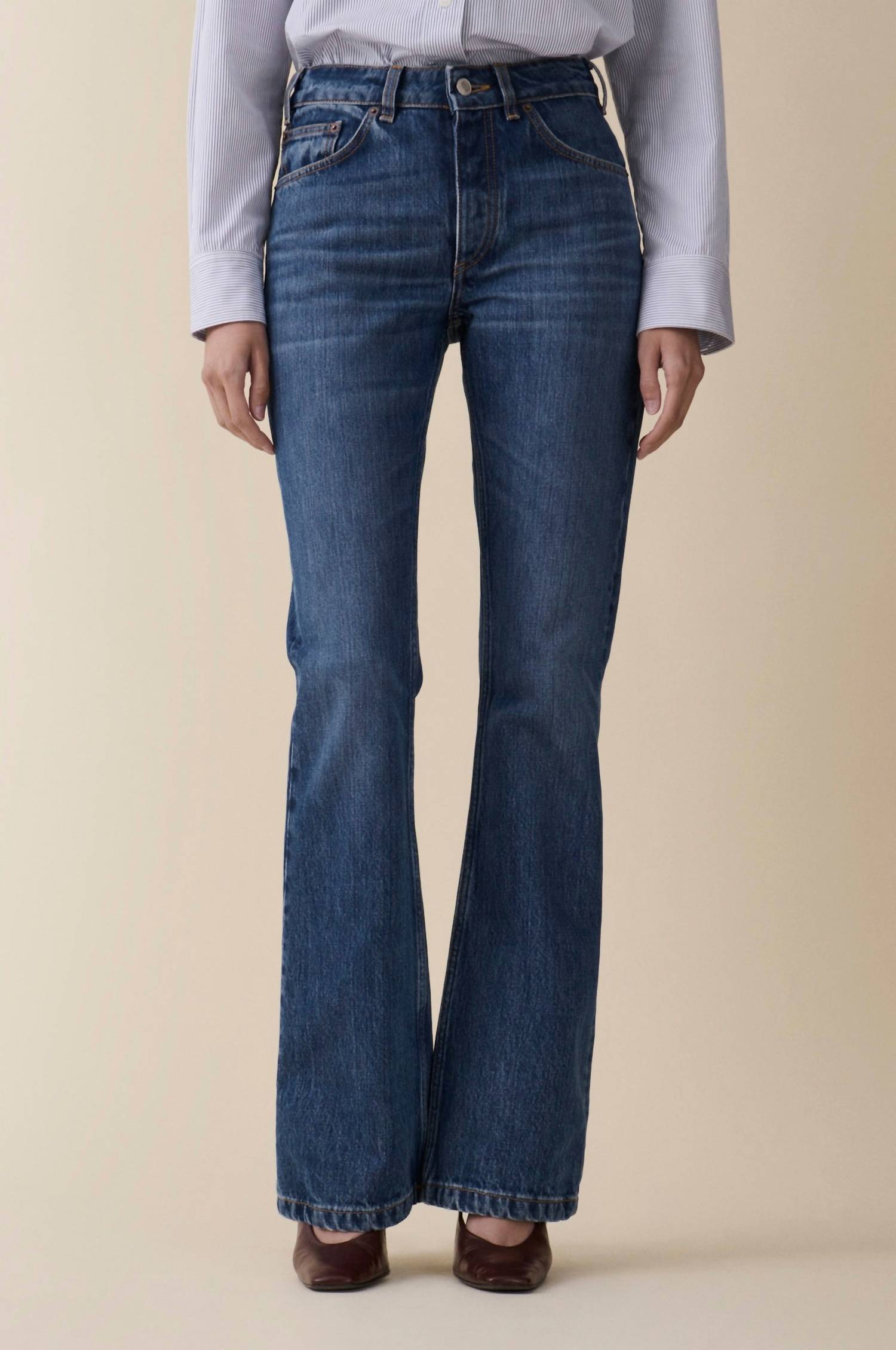 Jeanerica - Moda Mid Rise Slim Flared Jean